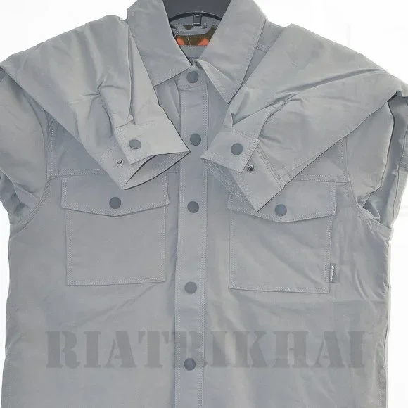 GRAY NWT Eddie Bauer Men’s Fleece Lined Jacket - Picture 8 of 11